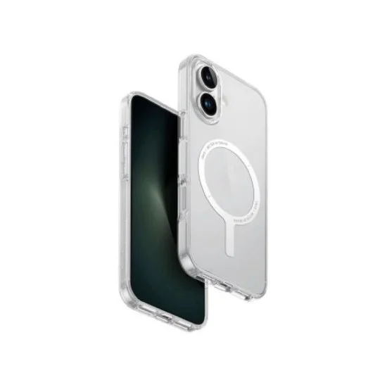 Uniq Hybrid Iphone 16 Plus (2024) 6.7 Magclick Charging Clario (Eco) - Lucent (Clear)